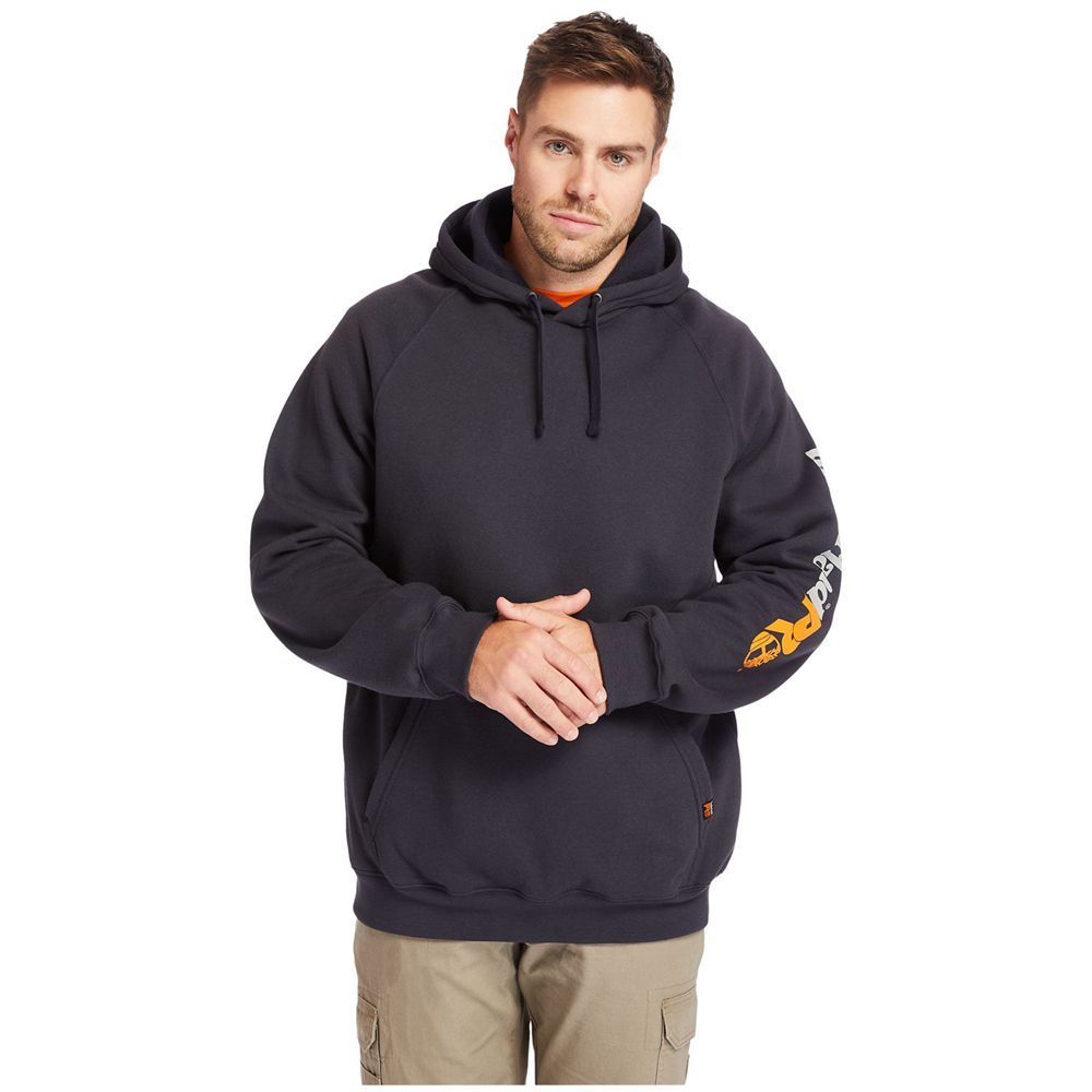 Moletom Masculino - Timberland Pro® Big & Tall Hood Honcho Sport Hoodie - ZOYEP7054 - Azul Marinho